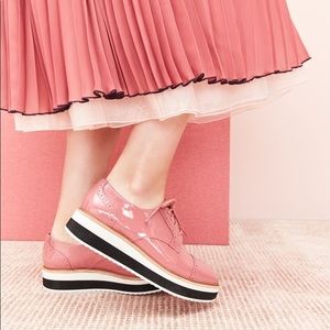 Pink Halogen x Atlantic-Pacific Oxford Shoes, size 9.5